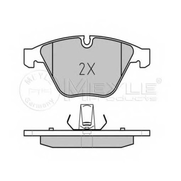 Колодки тормозные дисковые передний для BMW 3(E90,E91,E92,E93), X1(E84), Z4(E89) <b>MEYLE 025 241 6120 / MBP0536</b>