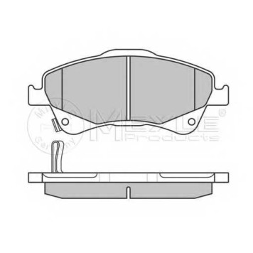 Колодки тормозные дисковые передний для TOYOTA AURIS(ADE15#, NDE15#, NRE15#, ZRE15#, ZZE15#), AVENSIS(ADT27, ZRT27), VERSO(#AUR2#, #ZGR2#) <b>MEYLE 025 242 0419/W / MBP0540</b>-2
