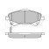 Колодки тормозные дисковые передний для TOYOTA AURIS(ADE15#, NDE15#, NRE15#, ZRE15#, ZZE15#), AVENSIS(ADT27, ZRT27), VERSO(#AUR2#, #ZGR2#) <b>MEYLE 025 242 0419/W / MBP0540</b>