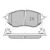 Колодки тормозные дисковые передний для SUBARU LEGACY(B13#,BL,BP), OUTBACK(BL,BM,BP,BR), TRIBECA(B9) <b>MEYLE 025 242 2218/W / MBP0542</b>