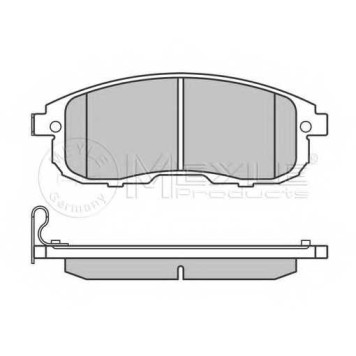 Колодки тормозные дисковые передний для NISSAN CUBE(Z12), JUKE(F15), TIIDA(C11X,SC11X) / SUZUKI SX4(EY,GY) <b>MEYLE 025 242 8016/W / MBP0554</b>-1