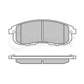Колодки тормозные дисковые передний для NISSAN CUBE(Z12), JUKE(F15), TIIDA(C11X,SC11X) / SUZUKI SX4(EY,GY) <b>MEYLE 025 242 8016/W / MBP0554</b>