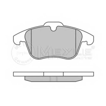 Колодки тормозные дисковые передний для CITROEN C5(RD#,TD#) / PEUGEOT 407(6D#,6E#) <b>MEYLE 025 243 3218/PD / MBP0572PD</b>-1