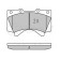 Колодки тормозные дисковые передний для TOYOTA LAND CRUISER 200(UZJ2#,VDJ2#) <b>MEYLE 025 243 8618/W / MBP0587</b>