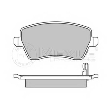 Колодки тормозные дисковые передний для OPEL AGILA(B) / SUZUKI SPLASH, SWIFT(EZ,MZ) <b>MEYLE 025 244 0317/W / MBP0590</b>-1