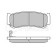 Колодки тормозные дисковые задний для HYUNDAI SANTA FE(CM) <b>MEYLE 025 244 8816/W / MBP0607</b>