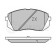 Колодки тормозные дисковые передний для HYUNDAI ACCENT, i20, i30 CW, i30, ix35, TUCSON / KIA CARENS, CEED, PRO CEED, RIO, SPORTAGE <b>MEYLE 025 245 0116/W / MBP0611</b>