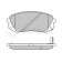 Колодки тормозные дисковые передний для HYUNDAI ACCENT, i20, i30 CW, i30, ix35, TUCSON / KIA CARENS, CEED, PRO CEED, RIO, SPORTAGE <b>MEYLE 025 245 0116/W / MBP0611</b>