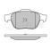 Колодки тормозные дисковые передний для RENAULT GRAND(JM0/1#), SCENIC(JM0/1#) <b>MEYLE 025 245 3618 / MBP0616</b>