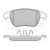 Колодки тормозные дисковые передний для CITROEN C4(B7,UA#,UD#), DS5 / PEUGEOT 3008, 5008 <b>MEYLE 025 245 5719 / MBP0625</b>