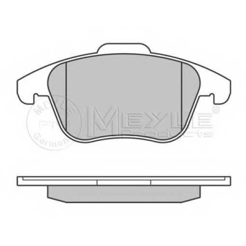 Колодки тормозные дисковые передний для CITROEN C4(B7,UA#,UD#), DS5 / PEUGEOT 3008, 5008 <b>MEYLE 025 245 5719 / MBP0625</b>