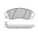 Колодки тормозные дисковые передний для HYUNDAI H-1 Travel(TQ), H-1(TQ) / KIA CARNIVAL / GRAND CARNIVAL(VQ) <b>MEYLE 025 245 9717/W / MBP0636</b>