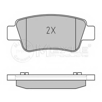 Колодки тормозные дисковые задний для HONDA CR(RD#,RE) <b>MEYLE 025 246 3516/W / MBP0644</b>-1