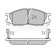 Колодки тормозные дисковые передний для NISSAN ALMERA(N16) <b>MEYLE 025 246 4815/W / MBP0646</b>