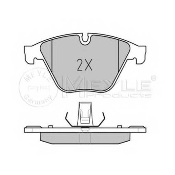 Колодки тормозные дисковые передний для BMW 5(F07,F10,F11,F18), 6(F06,F12,F13), 7(F01,F02,F03,F04) <b>MEYLE 025 246 8820 / MBP0651</b>