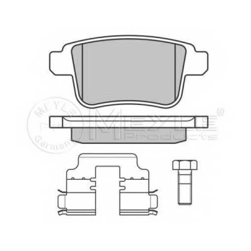 Колодки тормозные дисковые задний для MERCEDES CITAN Mixto(415), CITAN(415) / RENAULT KANGOO Express(FW0/1#), KANGOO(KW0/1#) <b>MEYLE 025 246 9216 / MBP0652</b>