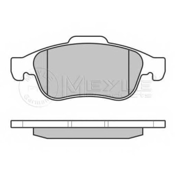 Колодки тормозные дисковые передний для RENAULT FLUENCE(L30#), MEGANE(BZ0#, DZ0/1#, EZ0/1#, KZ0/1), SCENIC(JZ0/1#) <b>MEYLE 025 249 1418/PD / MBP0677PD</b>-1
