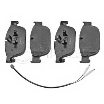 Колодки тормозные дисковые передний для CITROEN C5(RD#,TD#), C6(TD#), DS4, DS5 / PEUGEOT 308(4A#,4C#), 407(6C#), 508, RCZ <b>MEYLE 025 250 6917 / MBP0689</b>