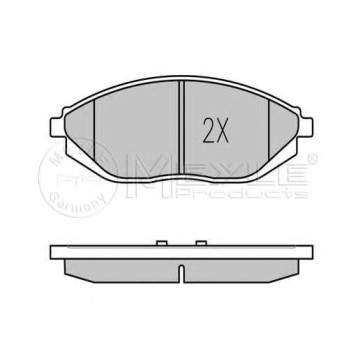 Колодки тормозные дисковые передний для CHEVROLET SPARK(M300) <b>MEYLE 025 252 6817/W / MBP0699</b>-1