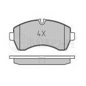 Колодки тормозные дисковые передний для MERCEDES SPRINTER(906) / VW CRAFTER(2E#,2F#) <b>MEYLE 025 292 0020 / MBP0726</b>