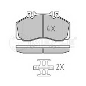 Колодки тормозные дисковые передний для MERCEDES T2/LN1 <b>MEYLE 025 298 3521 / MBP0733</b>