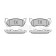Колодки тормозные дисковые задний для MERCEDES M(W163) <b>MEYLE 025 231 8917/PD / MBP0782PD</b>