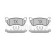 Колодки тормозные дисковые задний для MERCEDES M(W163) <b>MEYLE 025 231 8917/PD / MBP0782PD</b>
