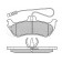 Колодки тормозные дисковые задний для MERCEDES M(W163) <b>MEYLE 025 231 9017/PD / MBP0783PD</b>