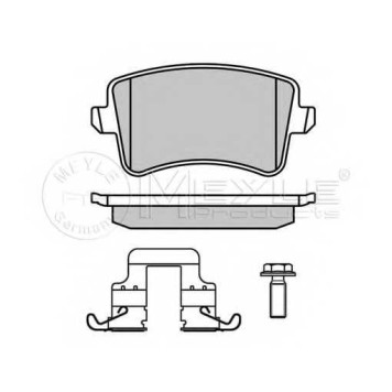 Колодки тормозные дисковые задний для AUDI A4(8K2,8K5,8KH,B8), A5(8F7,8T3,8TA), Q5(8R) <b>MEYLE 025 246 0617-1/PD / MBP0832PD</b>
