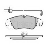 Колодки тормозные дисковые передний для AUDI A4(8K2,8K5,8KH,B8), A5(8F7,8T3,8TA), Q5(8R) <b>MEYLE 025 247 4319/PD / MBP0837PD</b>