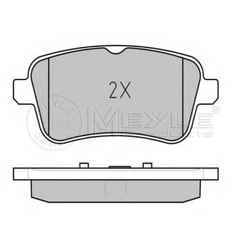 Колодки тормозные дисковые задний для MERCEDES GL(X166), M(W166) <b>MEYLE 025 252 1516/PD / MBP0846PD</b>-1