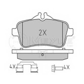 Колодки тормозные дисковые задний для MERCEDES GL(X166), M(W166) <b>MEYLE 025 252 1516/PD / MBP0846PD</b>
