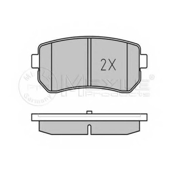 Колодки тормозные дисковые задний для HYUNDAI ACCENT, i20, i30 CW, i30, ix35 / KIA CEED, PRO CEED, RIO, SPORTAGE <b>MEYLE 025 243 2015/PD / MBP1593PD</b>-1