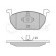 Колодки тормозные дисковые передний для SKODA OCTAVIA(5E3,5E5) / VW GOLF SPORTSVAN(AM1), GOLF(5G1,BA5,BE1) <b>MEYLE 025 220 3517 / MBP1599</b>