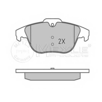 Колодки тормозные дисковые задний для MERCEDES C(S204,W204), E(A207,C207), GLK(X204) <b>MEYLE 025 242 5418/PD / MBP1600PD</b>-1