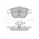 Колодки тормозные дисковые задний для MERCEDES C(S204,W204), E(A207,C207), GLK(X204) <b>MEYLE 025 242 5418/PD / MBP1600PD</b>