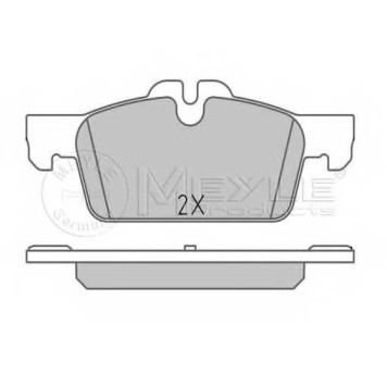 Колодки тормозные дисковые передний для PEUGEOT 508 <b>MEYLE 025 252 2217 / MBP1602</b>-1