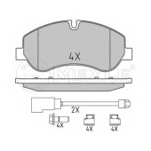 Колодки тормозные дисковые передний для FORD TOURNEO CUSTOM, TRANSIT CUSTOM, TRANSIT <b>MEYLE 025 256 0217 / MBP1603</b>