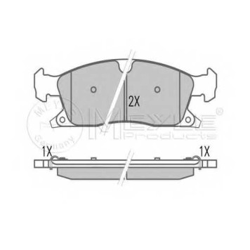 Колодки тормозные дисковые передний для MERCEDES GL(X166), M(W166) <b>MEYLE 025 251 9021 / MBP1614</b>-1
