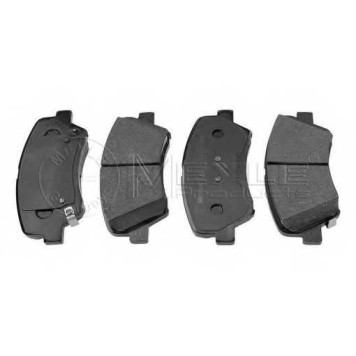 Колодки тормозные дисковые передний для HYUNDAI i30 CW(GD), i30(GD), VELOSTER(FS) / KIA SOUL(AM) <b>MEYLE 025 256 9218 / MBP1616</b>