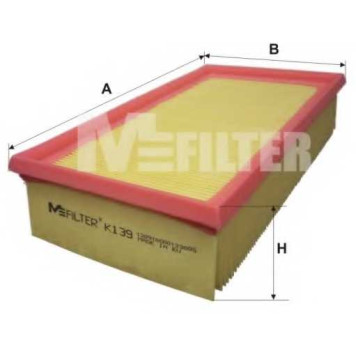 Фильтр воздушный MFILTER K 139