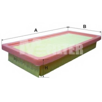 Фильтр воздушный MFILTER K 169
