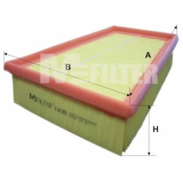 Фильтр воздушный MFILTER K 498