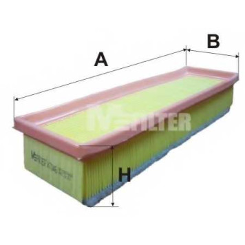 Фильтр воздушный MFILTER K 7046
