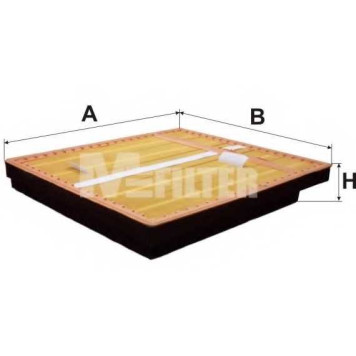 Фильтр воздушный MFILTER K 799/1