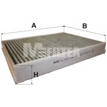 Фильтр салонный MFILTER K 9095C