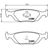 Колодки тормозные дисковые для SAAB 900(AC4,AM4), 9000 / VOLVO 440 K(445), 460 L(464), 480 E <b>MINTEX MDB1549 / 21089</b>