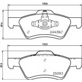 Колодки тормозные дисковые для FORD MAVERICK / MAZDA TRIBUTE(EP) <b>MINTEX MDB2626 / 24439</b>