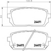 Колодки тормозные дисковые для KIA CARENS(FJ,UN) <b>MINTEX MDB2866 / 24491</b>