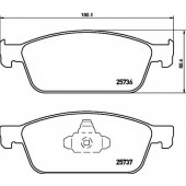 Колодки тормозные дисковые для FORD FIGO, FOCUS, KA +, KUGA(DM2), TOURNEO CONNECT, TRANSIT CONNECT <b>MINTEX MDB3364 / 25736</b>